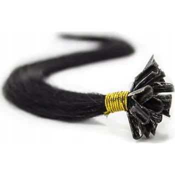 Vlasová regenerace Přírodní vlasové pásy černé MODERN-HAIR keratin 25 cm