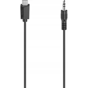 Audio kabel Kabel Hama 002007290000 minijack (3,5 mm) - USB typ C 0,75 m