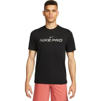 Pánské funkční tričko s krátkým rukávem Nike M NK DF TEE DB PRO černé FJ2393-010 - M | UK 7,5 | US 8,5