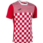 Pánský dres s krátkým rukávem Joma FLAG III SS T-SHIRT červený 103157.602 - S | UK 9 | US 10,5