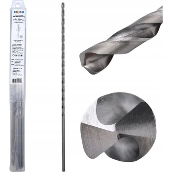 Vrták VRTÁK DO KOVU NOMI HRC M2 EXTRA LONG 4x220mm DLOUHÝ DIN 1869