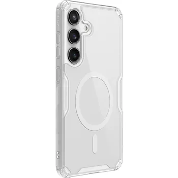 Pouzdro na mobilní telefon Zadní kryt Nillkin Nature TPU PRO Magnetic pro Samsung Galaxy S24, transparentní