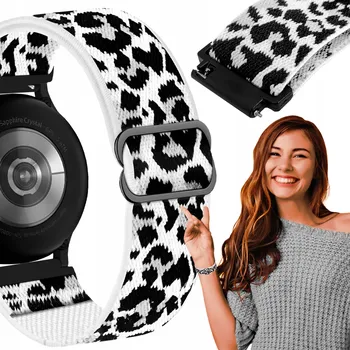 Příslušenství k chytrým hodinkám Řemínek pro Xiaomi Amazfit BIP S Lite chytré hodinky, panterkový vzor, řemínek 20mm