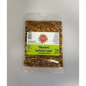 Koření CRETAN FARMERS Kořenící směs Pikantní eko balení 75g DMT 11/2025