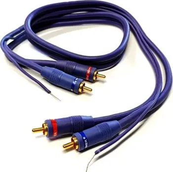 Audio kabel Analogis Phono RCA Cable Straight 0,8m (Kvalitní směrový RCA Phono propojovací kabel)