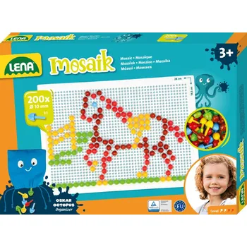 Mozaiková sada Mozaika velká,200ks,10mm hladká