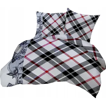 Povlečení Povlečení 140x200 cm, 70x80 cm, 140 g/m2, bavlna 100% Mřížkový motýl