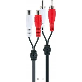 Audio kabel Audio kabel Schwaiger CIK 5155 černý, 2xRCA, 10 m