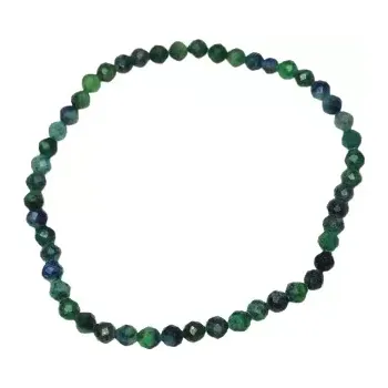 Náramek Azuritový náramek fasetovaný, 4mm