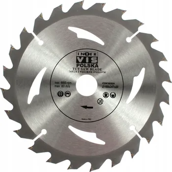 Řezný kotouč Řezací kotouč na dřevo Inter-Vis 160 x 20 mm