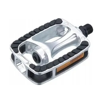 Pedál na kolo Platformové pedály Union stříbrné