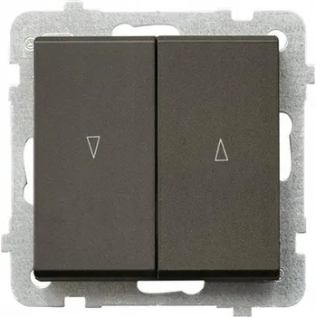 vypínač Žaluziový vypínač Klasik, pod omítku Ospel, odstíny hnědé ŁP-7RB/m/40