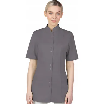 Dámské sako 48 DÁMSKÝ ZDRAVOTNICKÝ PLÁŠŤ SE STOJÁČKEM NA ZIP KOSMETICKÝ HALENA 141S