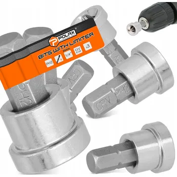 Bit 3x BIT ŠROUBOVÁKU PH2 25 mm Magnetický hrot 1/4'' S OMEZOVAČEM Krátký