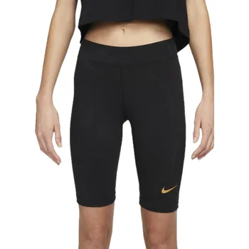 Dámské kraťasy Dámské kraťasy Nike NSW SHORT AOP PRNT W černé DO2561-010 - XS | UK 14 | US 15
