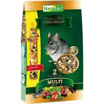 Krmivo pro hlodavce Krmivo krmná směs Nestor pro činčily 1400 ml + lahev