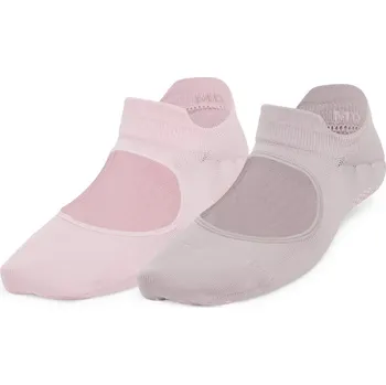 Dámské ponožky Dámské nízké funkční ponožky Under Armour BREATHE BALANCE (2 PAIRS) W růžové 1373336-009 - S | UK 7,5 | US 10