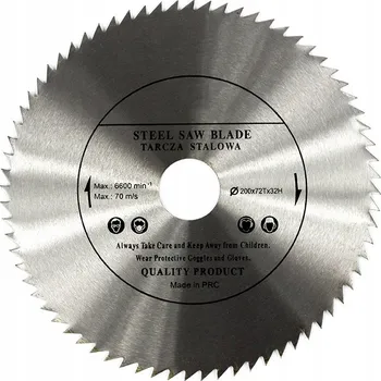 Pilový kotouč PILOVÝ KOTOUČ NA DŘEVO BEZ WIDIOVÝCH ZUBŮ 200/32 T72