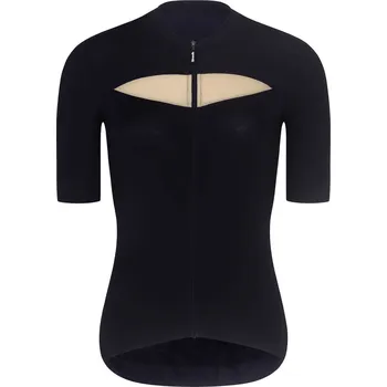 cyklistický dres RIVANELLE Cyklistický dres s krátkým rukávem - GLAMOR - černá XS