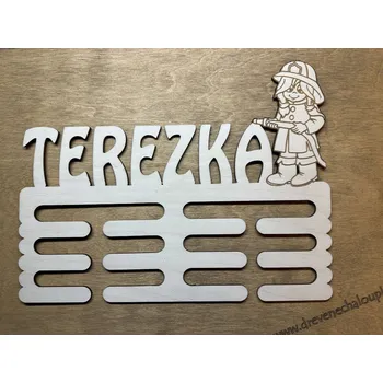 Věšák DCH Věšák na medaile Malá hasička Rozměr: 30x20 cm