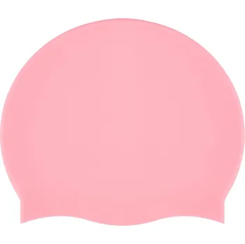 Čepice Plavecká čepice pro dospělé Silikonová Aqua-sport růžová