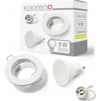 Žárovka Stropní zapuštěné svítidlo Koloreno 9 W GU10 bílé