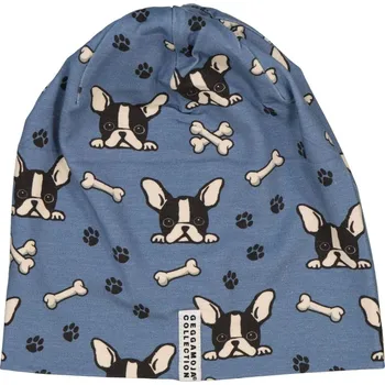 Kojenecká čepice Dětská tenká bambusová čepice Blue Bulldog Geggamoja Velikost: 48-50cm (1-2 roky) XS