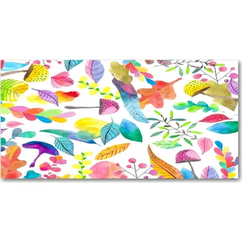 Obraz Panel do kuchyně Květinový vzor 100x50 cm + LEPIDLO