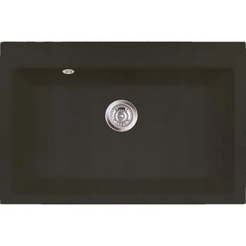 Granitový dřez Jednokomorový granitový dřez Brenor Martel 1K75 černý