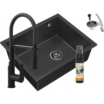 Granitový dřez Jednodřez granitový Granitan černý