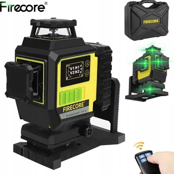 Měřící laser Křížový laser Firecore F95T-4G, dosah 30 m