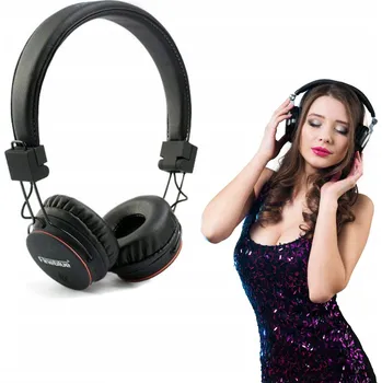 Sluchátka BLUETOOTH SLUCHÁTKA PŘES UŠI FINEBLUE BEATBACK FR-7S STEREO ČERNÁ #22828