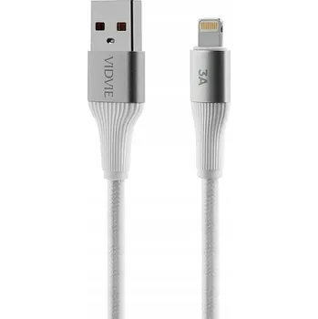Datový kabel Kabel VIDVIE USB - Apple Lightning 2 m bílý