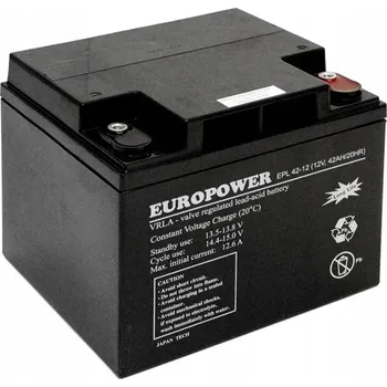 Záložní baterie Akumulátor baterie EUROPOWER EPL 12V 42Ah 15+ let
