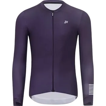 cyklistický dres HOLOKOLO Cyklistický dres s dlouhým rukávem letní - VICTORIOUS ELITE - fialová L