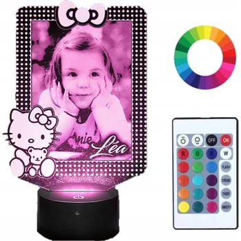 Lampička Plexido vícebarevná Noční lampa