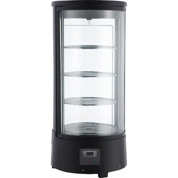 Chladicí vitrína s LED osvětlením, otočné police, 72 l TECHNICA