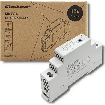 Bezpečnostní kamera Napájecí zdroj Qoltec 50916 220-240 V