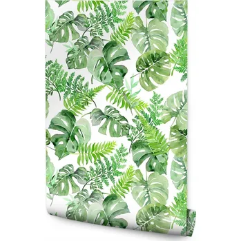 Fototapeta Tapeta do kuchyně zelené exotické listy Příroda