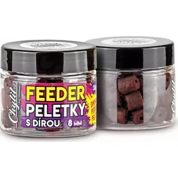 CHYTIL Feeder peletky s dírou 8mm - Broskev - Pepř