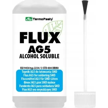Páječka AG741.1 Tavidlo pro pájení SMD FLUX AG5 100 ml s štětečkem