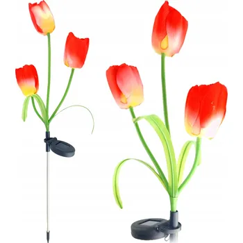 Venkovní osvětlení Solární lampa TULIPÁNY LED, květinová lampa, SOLÁRNÍ KVĚTINY TULIPÁN