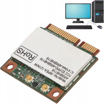 Síťová karta SÍŤOVÁ KARTA MINI PCI-E 2.4G/5GHZ WIFI ADAPTÉR 300MB/S PRO POČÍTAČ