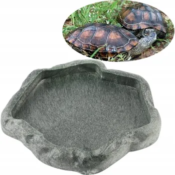 Vrták MISKA PRO PLAZY ŽELVU VODU JÍDLO 14X12X1,6CM