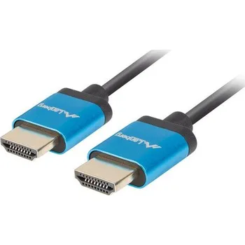 Video kabel LANBERG HDMI M / M 2.0 kabel 1,8m 4K černý, slim CA-HDMI-22CU-0018-BK