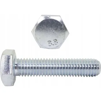 Spojovací materiál Šrouby M10x12 s šestihrannou hlavou, pevnost 8.8, pozink, DIN 933, 200 ks