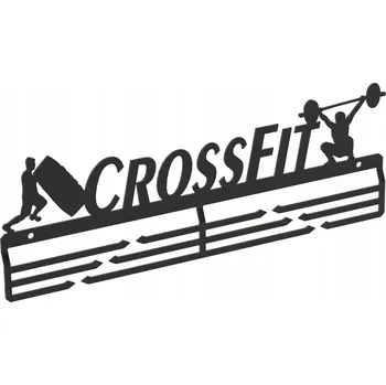 Věšák Kovový věšák na medaile CROSSFIT SPORT POSILOVNA