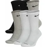 Vysoké bavlněné ponožky Nike EVERYDAY PLUS CUSHIONED CREW (6 PAIRS) vícebarevné SX6897-965 - M | UK 11,5 | US 12,5