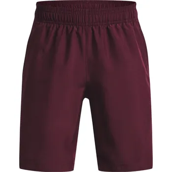 Chlapecké kraťasy Dětské sportovní kraťasy Under Armour WOVEN GRAPHIC SHORTS K červené 1370178-600 - YM | UK 10,5 | US 11,5