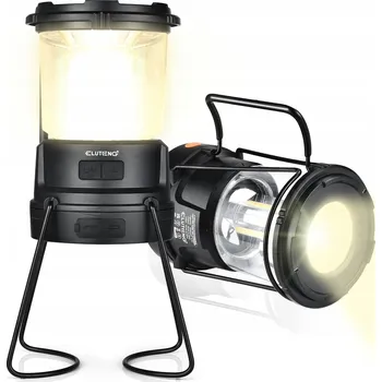 Stojací lampa Lampa lampa Eluteng LED 1 W USB vstup, s možností postavení, se solárním panelem